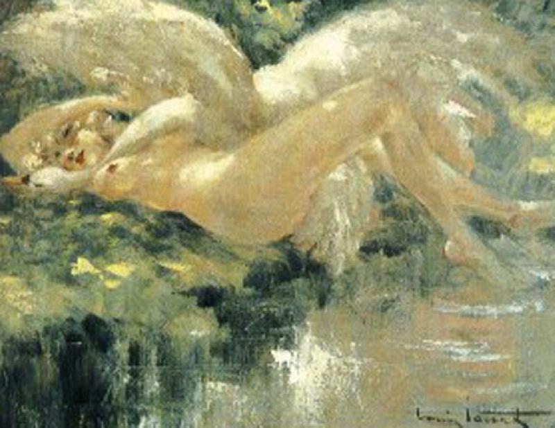 Louis Lcart Leda and the Swan oil painting picture